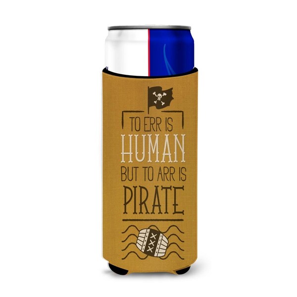Carolines Treasures To Err is Human to Arr is Pirate Michelob Ultra Hugger for Slim Cans - BB5449MUK