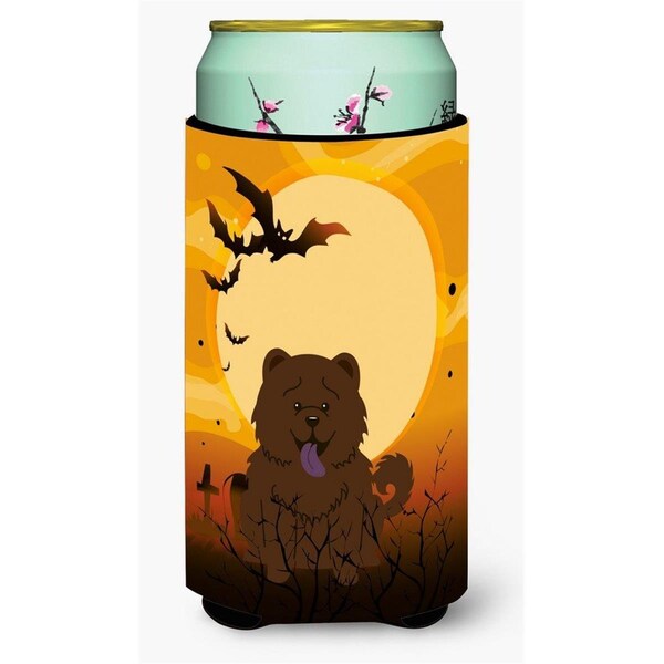 Carolines Treasures Halloween Chow Chow Chocolate Tall Boy Beverage Insulator Hugger - BB4407TBC