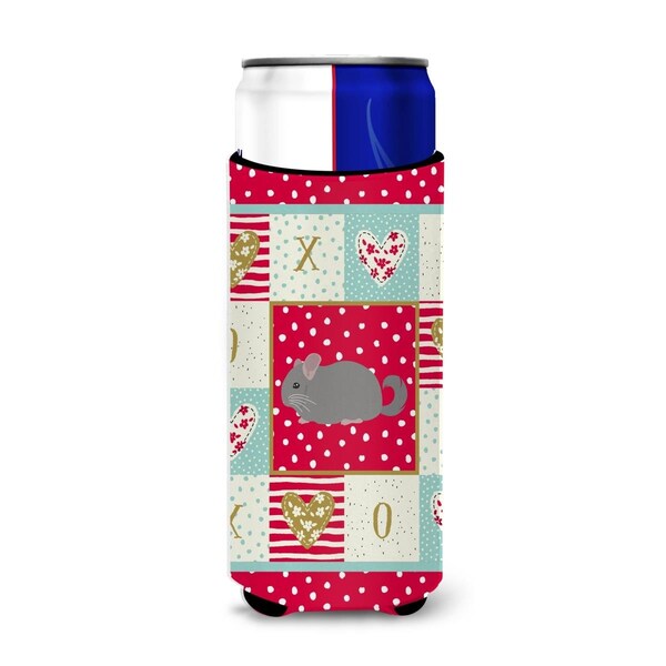 Carolines Treasures 12 oz Agouti Chinchilla Love Michelob Ultra Hugger for Slim Cans - CK5418MUK