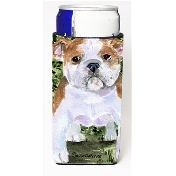 Carolines Treasures English Bulldog Michelob Ultra bottle sleeves For Slim Cans - 12 Oz. - SS8735MUK