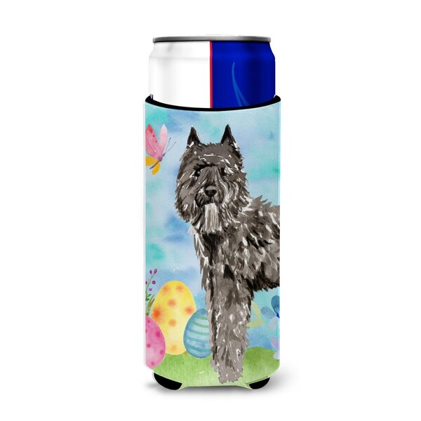 Carolines Treasures Easter Eggs Bouvier Des Flandres Michelob Ultra Hugger for Slim Cans - CK1922MUK