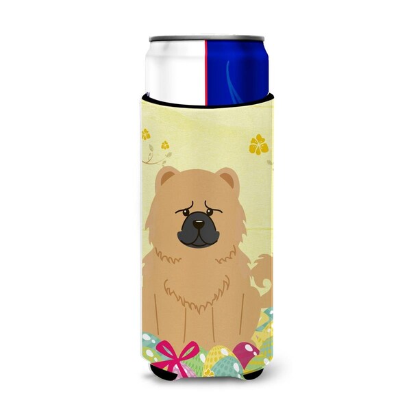 Carolines Treasures Easter Eggs Chow Chow Cream Michelob Ultra Hugger for Slim Cans - BB6144MUK