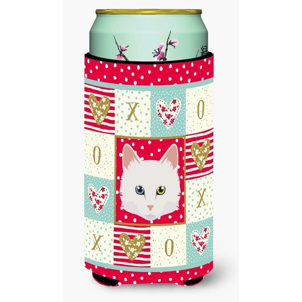 Carolines Treasures Turkish Angora Cat Tall Boy Beverage Insulator Hugger - CK5175TBC