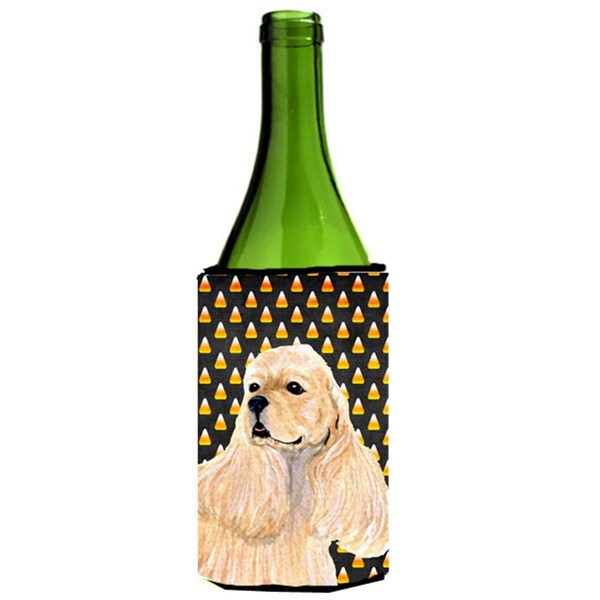 Carolines Treasures Cocker Spaniel Halloween Portrait Wine Bottle Hugger - 24 oz. - SS4315LITERK