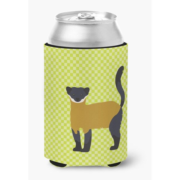 Carolines Treasures Yellow-Throated Marten Green Can or Bottle Hugger - BB7700CC