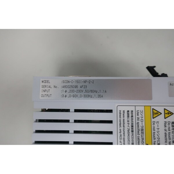 Controlador Iai 0-333Hz 200-230V-AC 0-90V-DC 3Ph Servo Drives and Amplifier - SCON-C-150I-NP-2-2