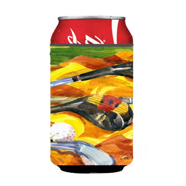 Carolines Treasures Golf Clubs Golfer Can Or Bottle  Hugger - 12 oz. - 6063CC