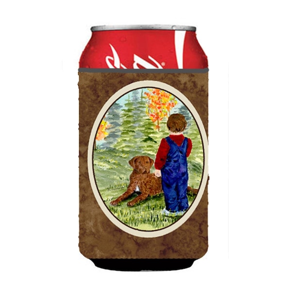 Carolines Treasures Little Boy With His Chesapeake Bay Retriever Can Or bottle sleeve Hugger - 12 oz. - SS8547CC