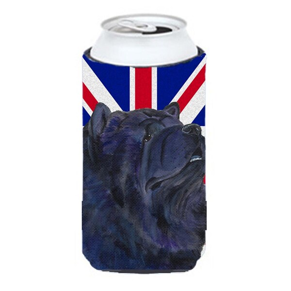 Carolines Treasures Chow Chow With English Union Jack British Flag Tall Boy bottle sleeve Hugger - 22 To 24 Oz. - SS4943TBC
