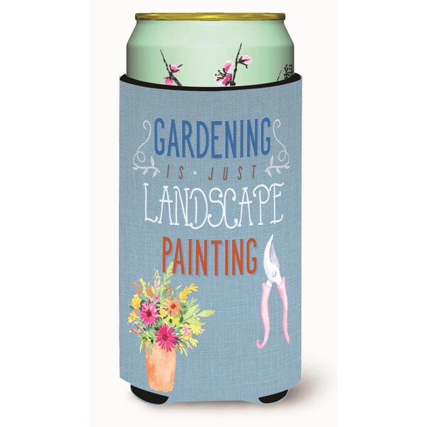 Carolines Treasures Gardening is Landscape Painting Tall Boy Beverage Insulator Hugger - BB5434TBC