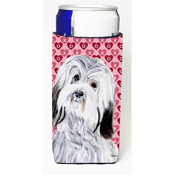 Carolines Treasures Havanese Hearts And Love Michelob Ultra bottle sleeves Slim Cans  12 Oz. - SC9713MUK