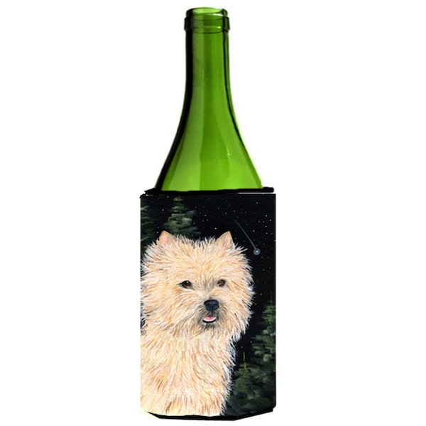 Carolines Treasures Starry Night Cairn Terrier Wine bottle sleeve Hugger - 24 oz. - SS8502LITERK