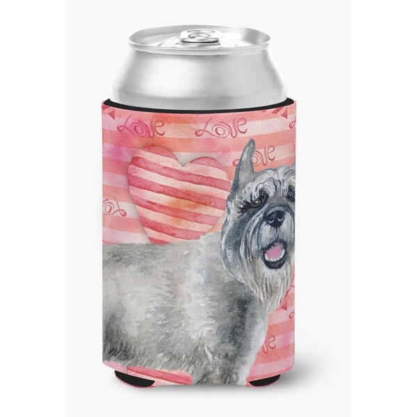 Carolines Treasures Schnauzer Love Can or Bottle Hugger - BB9749CC