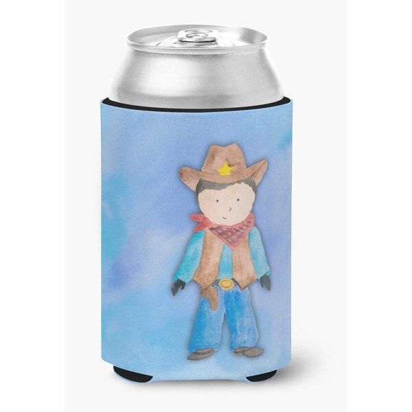 Carolines Treasures Cowboy Watercolor Can or Bottle Hugger - BB7368CC