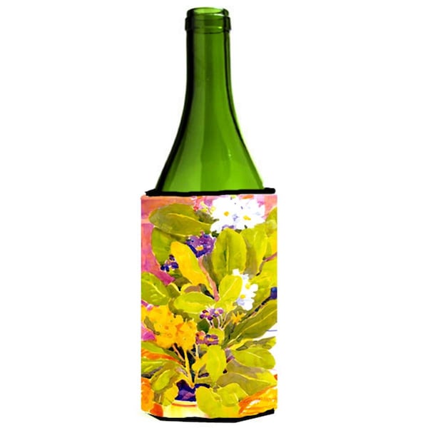 Carolines Treasures Flower Wine Bottle  Hugger - 24 oz. - 6024LITERK