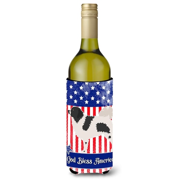 Carolines Treasures Wetterhoun Frisian Water Dog American Wine Bottle Beverge Insulator Hugger - BB8363LITERK