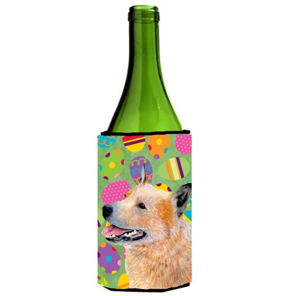 Carolines Treasures Australian Cattle Dog Easter Eggtravaganza Wine Bottle  Hugger - 24 oz. - LH9407LITERK