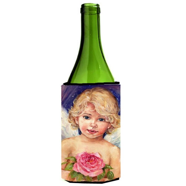 Carolines Treasures Little Angel by Debbie Cook Wine Bottle Can cooler Hugger - CDCO0249LITERK