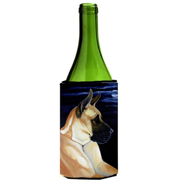 Carolines Treasures Fawn Great Dane in the Moonlight Wine bottle sleeve Hugger 24 oz. - 7059LITERK