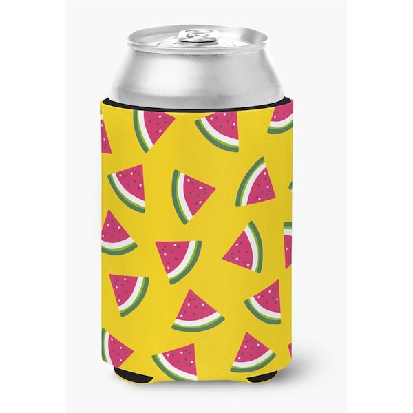 Carolines Treasures Watermelon on Yellow Can or Bottle Hugger - BB5144CC