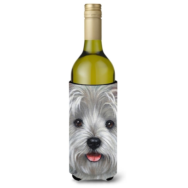 Carolines Treasures 24 oz Westie Kissable Face Wine Bottle Hugger - PPP3212LITERK