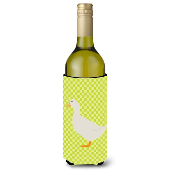 Carolines Treasures American Pekin Duck Green Wine Bottle Beverge Insulator Hugger - BB7686LITERK