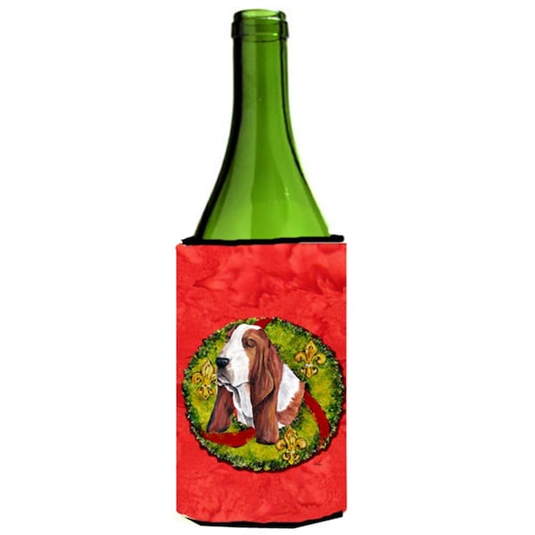 Carolines Treasures Basset Hound Wine bottle sleeve Hugger - SC9100LITERK