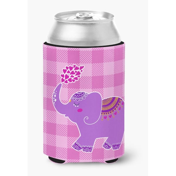 Carolines Treasures Purple Elephant Can or Bottle Hugger - BB7161CC
