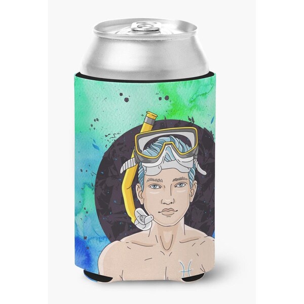 Carolines Treasures Pisces Zodiac Sign Can or Bottle Hugger - BB7316CC
