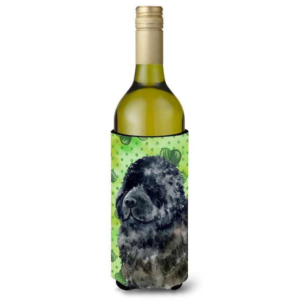 Carolines Treasures Newfoundland St. Patricks Wine Bottle Beverge Insulator Hugger - BB9845LITERK