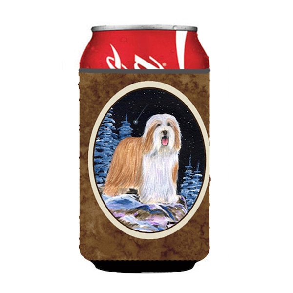 Carolines Treasures Starry Night Bearded Collie Can or bottle sleeve Hugger 12 oz. - SS8451CC