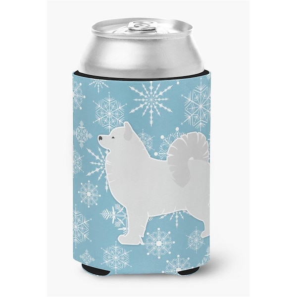 Carolines Treasures Winter Snowflake Samoyed Can or Bottle Hugger - BB3559CC