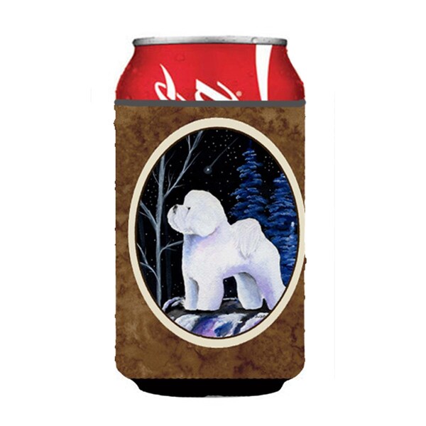 Carolines Treasures Starry Night Bichon Frise Can Or bottle sleeve Hugger - SS8397CC