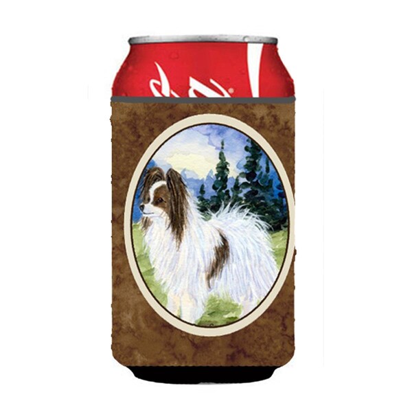 Carolines Treasures Papillon Can Or Bottle  Hugger - 12 oz. - SS8975CC