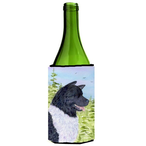 Carolines Treasures Akita Wine bottle sleeve Hugger - SS8670LITERK