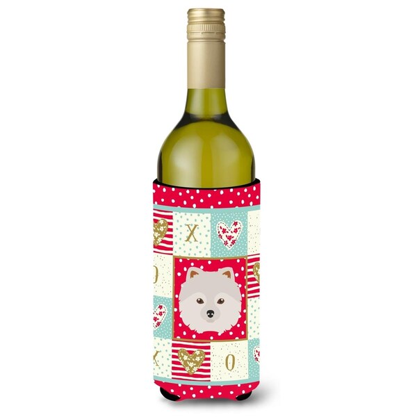 Carolines Treasures Japanese Spitz Wine Bottle Beverage Insulator Hugger - CK5210LITERK