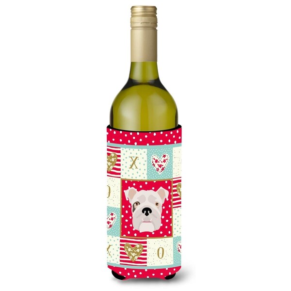 Carolines Treasures English Bulldog Wine Bottle Beverage Insulator Hugger - CK5197LITERK
