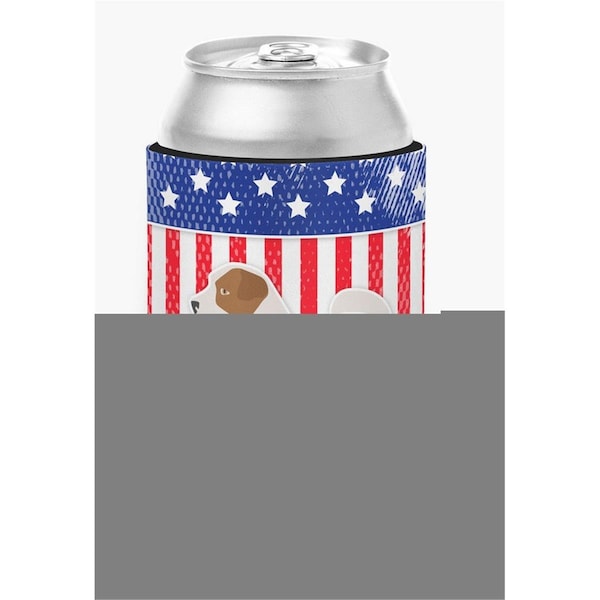 Carolines Treasures USA Patriotic Jack Russell Terrier Can or Bottle Hugger - BB3307CC
