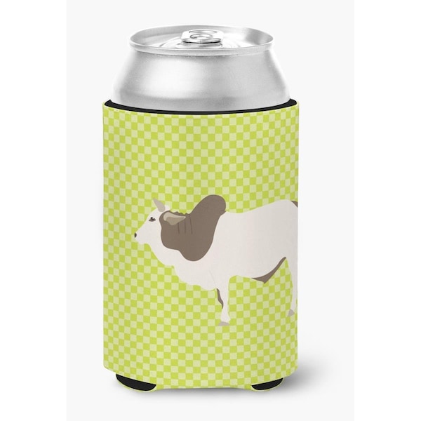 Carolines Treasures Malvi Cow Green Can or Bottle Hugger - BB7656CC