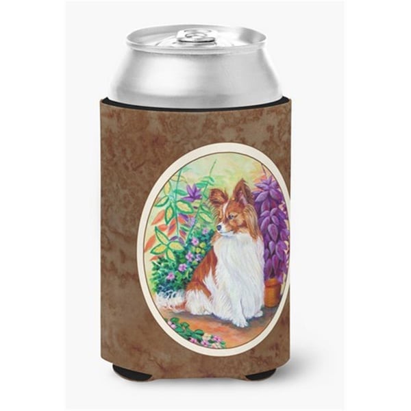 Carolines Treasures Papillon Can or Bottle Hugger, 0.25 x 4 x 5.5 in. - 7274CC