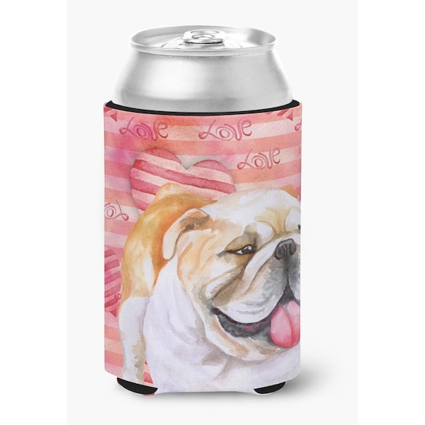 Carolines Treasures English Bulldog Love Can or Bottle Hugger - BB9726CC