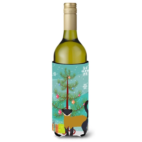 Carolines Treasures Yellow-Throated Marten Christmas Wine Bottle Beverge Insulator Hugger - BB9241LITERK