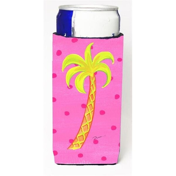 Carolines Treasures Carolines Treasures LD6143MUK Palm Tree Michelob Ultra bottle sleeve for Slim Can - LD6143MUK