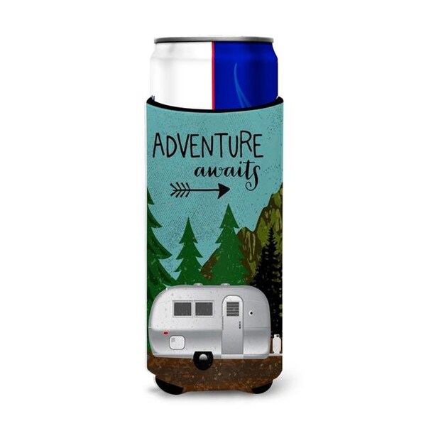 Carolines Treasures Carolines Treasures VHA3022MUK Airstream Camper Adventure Awaits Michelob Ultra Hugger for Slim Cans - VHA3022MUK