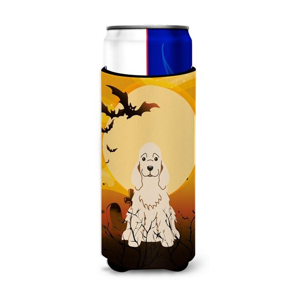 Carolines Treasures Halloween Cocker Spaniel Buff Michelob Ultra Hugger for Slim Cans - BB4360MUK