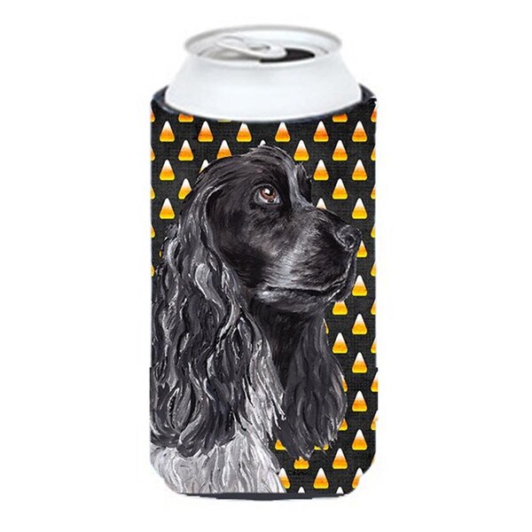 Carolines Treasures Cocker Spaniel Halloween Candy Corn Tall Boy bottle sleeve Hugger - SC9526TBC