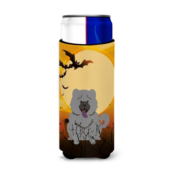 Carolines Treasures Halloween Chow Chow Blue Michelob Ultra Hugger for Slim Cans - BB4405MUK