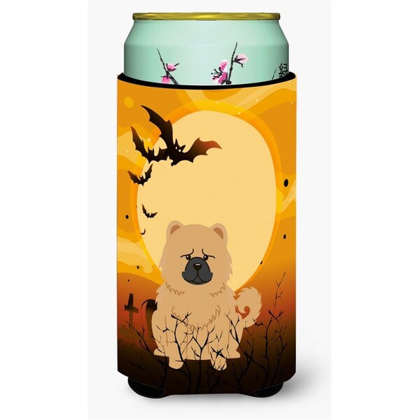 Carolines Treasures Halloween Chow Chow Cream Tall Boy Beverage Insulator Hugger - BB4410TBC
