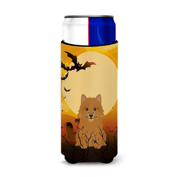 Carolines Treasures Halloween Norwich Terrier Michelob Ultra Hugger for Slim Cans - BB4286MUK