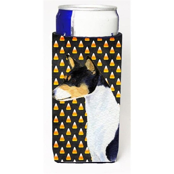 Carolines Treasures Basenji Candy Corn Halloween Portrait Michelob Ultra s For Slim Cans - 12 oz. - SS4307MUK